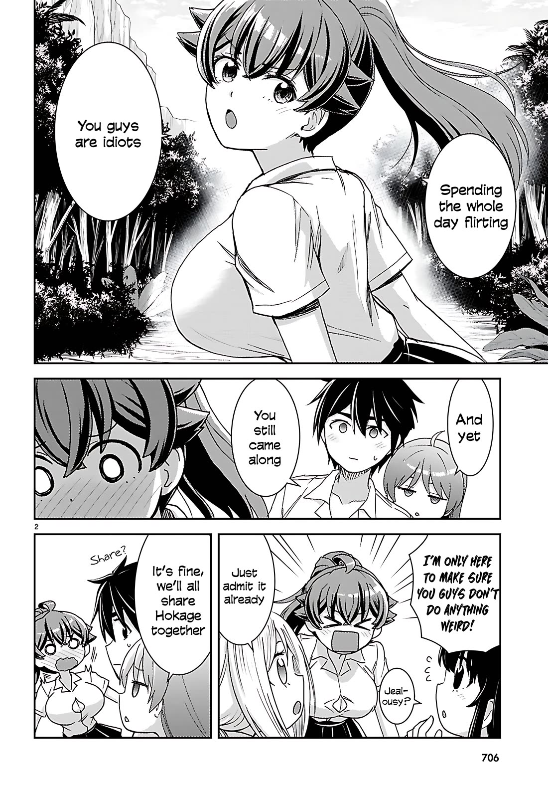 Isekai Yurutto Survival Seikatsu: Gakkou no Minna to Isekai no Mujintou ni Tenishitakedo Ore Dake Rakushou desu chapter 40 page 2