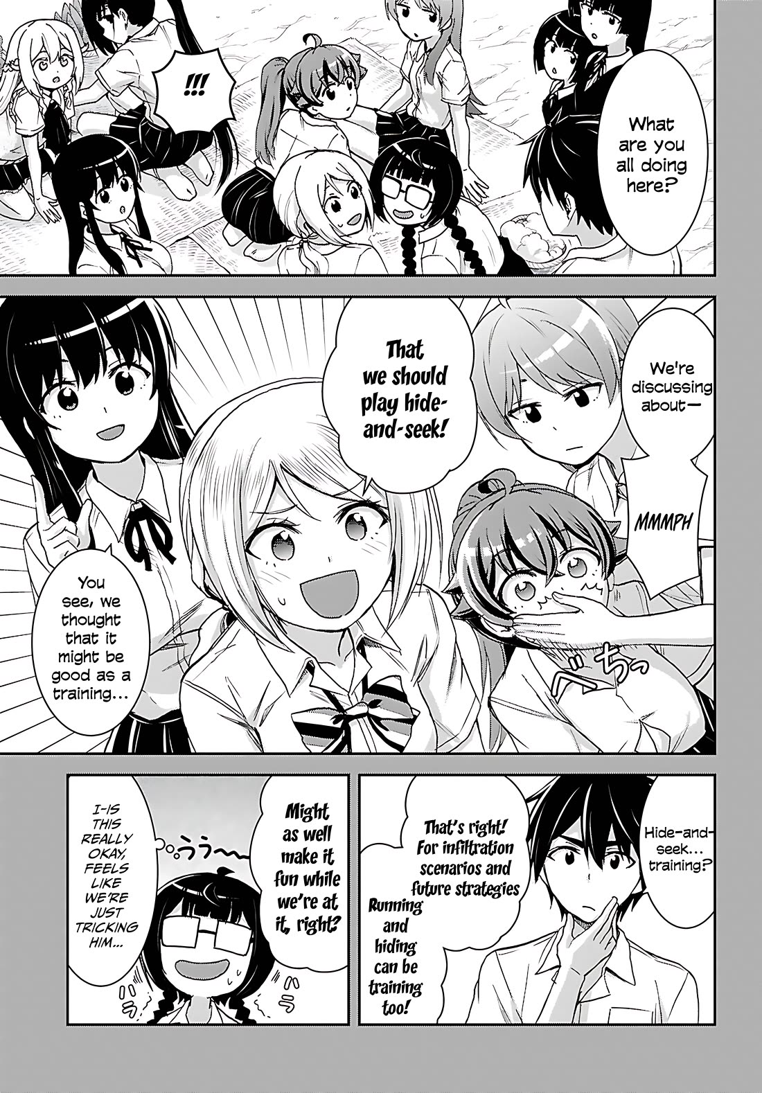 Isekai Yurutto Survival Seikatsu: Gakkou no Minna to Isekai no Mujintou ni Tenishitakedo Ore Dake Rakushou desu chapter 42 page 6