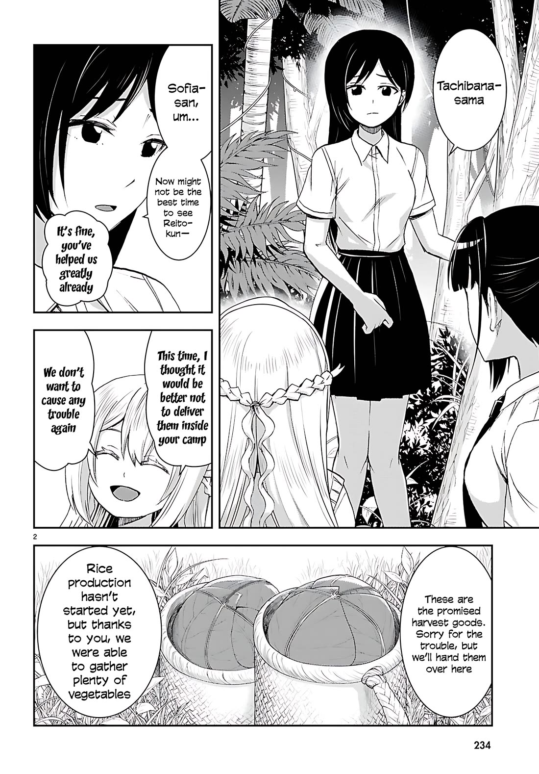 Isekai Yurutto Survival Seikatsu: Gakkou no Minna to Isekai no Mujintou ni Tenishitakedo Ore Dake Rakushou desu chapter 45 page 3