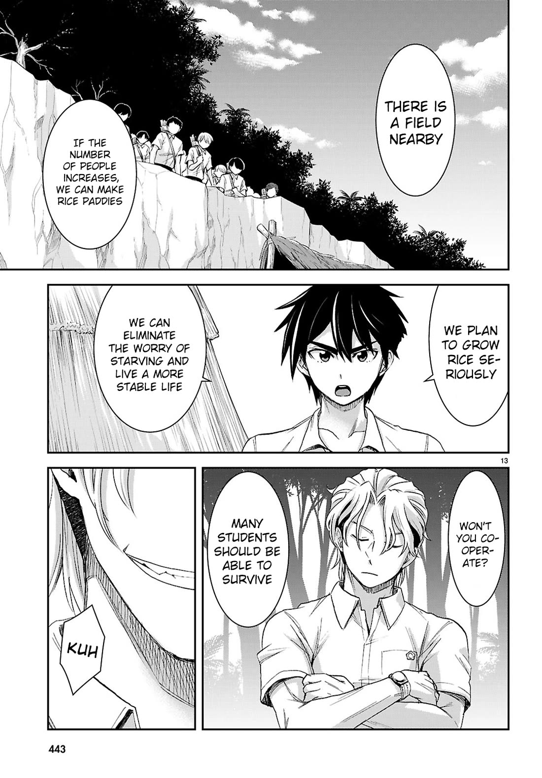 Isekai Yurutto Survival Seikatsu: Gakkou no Minna to Isekai no Mujintou ni Tenishitakedo Ore Dake Rakushou desu chapter 47 page 16