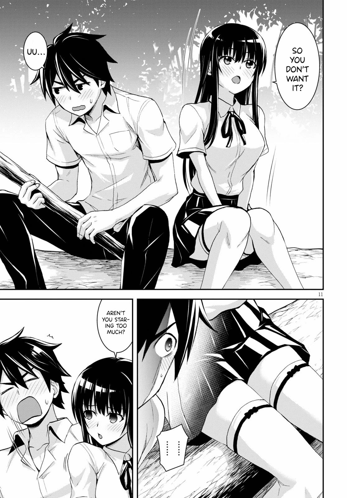 Isekai Yurutto Survival Seikatsu: Gakkou no Minna to Isekai no Mujintou ni Tenishitakedo Ore Dake Rakushou desu chapter 5 page 12