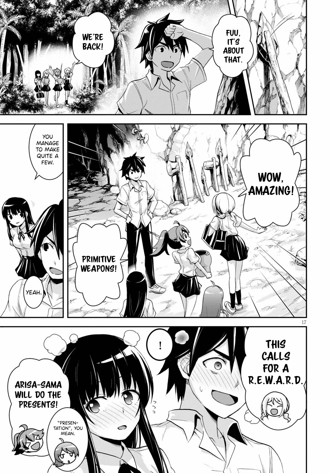 Isekai Yurutto Survival Seikatsu: Gakkou no Minna to Isekai no Mujintou ni Tenishitakedo Ore Dake Rakushou desu chapter 5 page 18
