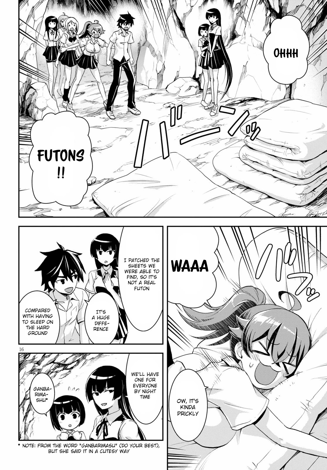 Isekai Yurutto Survival Seikatsu: Gakkou no Minna to Isekai no Mujintou ni Tenishitakedo Ore Dake Rakushou desu chapter 7 page 19