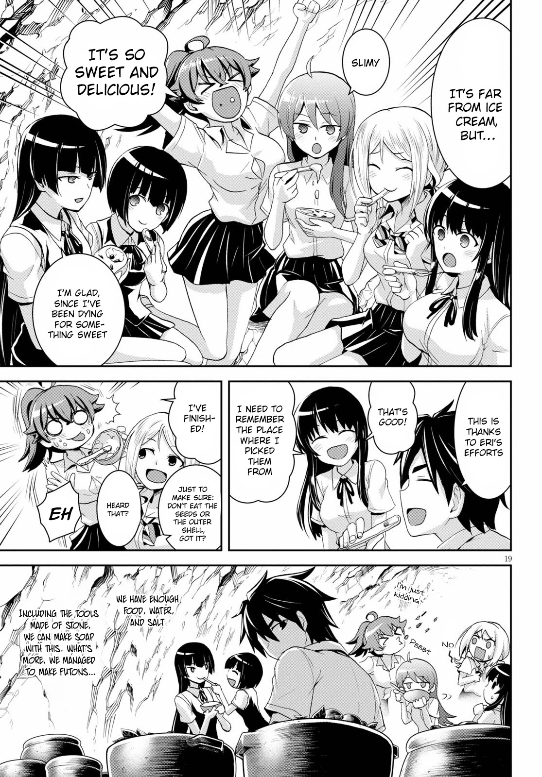 Isekai Yurutto Survival Seikatsu: Gakkou no Minna to Isekai no Mujintou ni Tenishitakedo Ore Dake Rakushou desu chapter 7 page 22