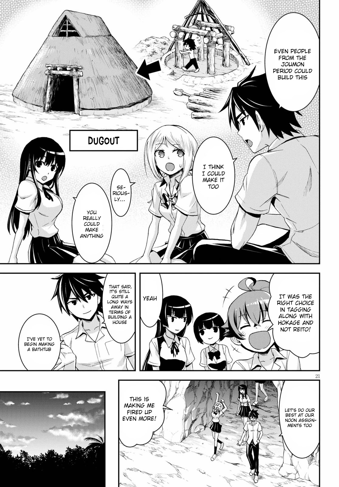 Isekai Yurutto Survival Seikatsu: Gakkou no Minna to Isekai no Mujintou ni Tenishitakedo Ore Dake Rakushou desu chapter 7 page 24