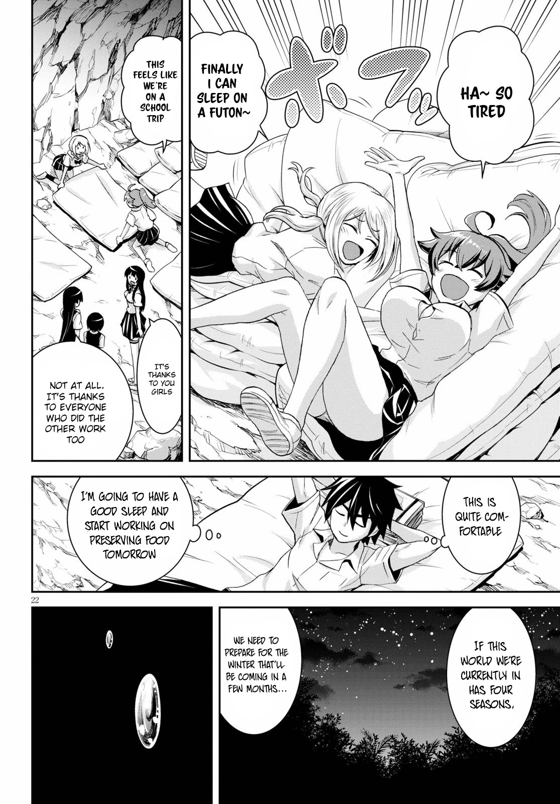 Isekai Yurutto Survival Seikatsu: Gakkou no Minna to Isekai no Mujintou ni Tenishitakedo Ore Dake Rakushou desu chapter 7 page 25