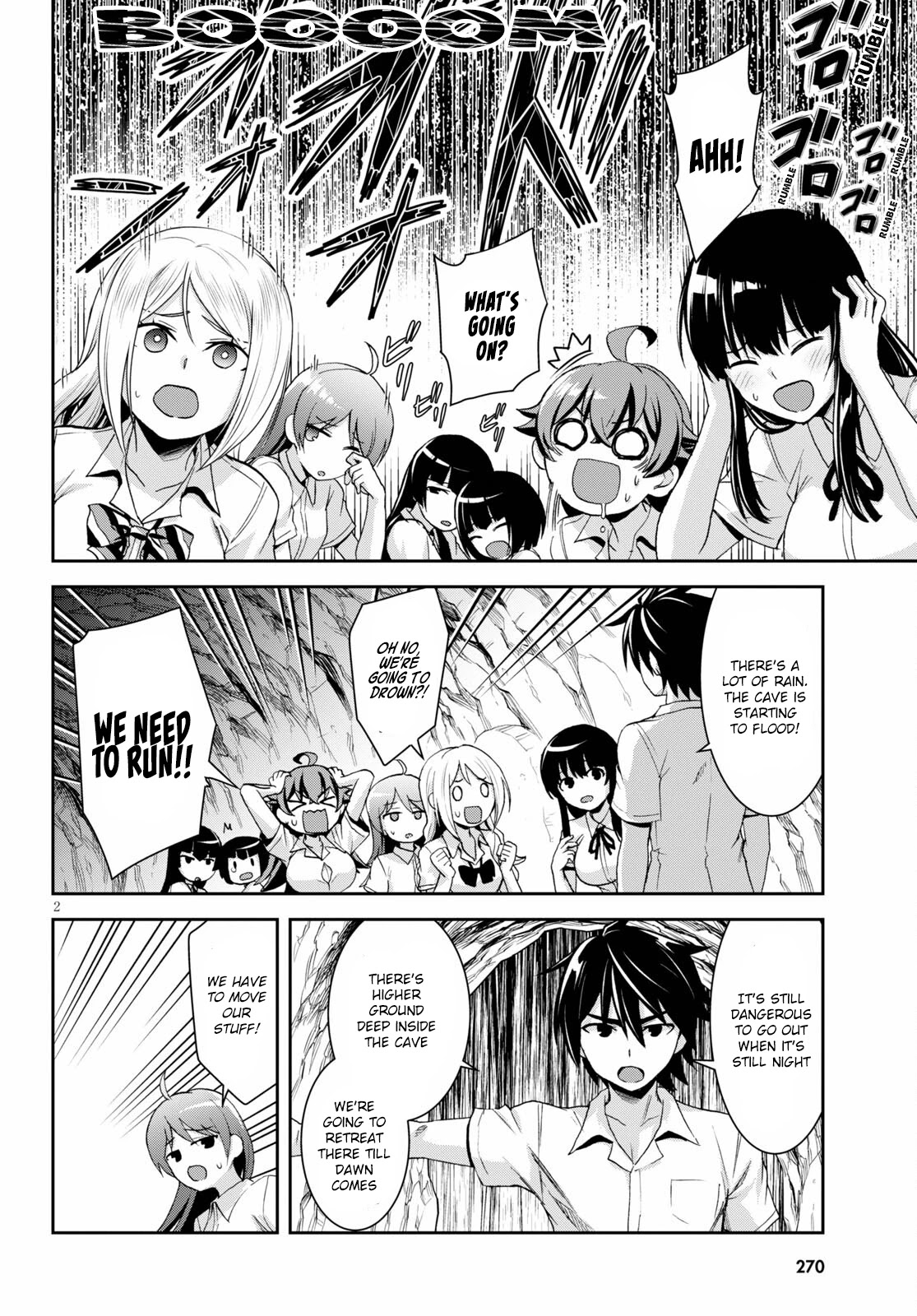 Isekai Yurutto Survival Seikatsu: Gakkou no Minna to Isekai no Mujintou ni Tenishitakedo Ore Dake Rakushou desu chapter 8 page 3