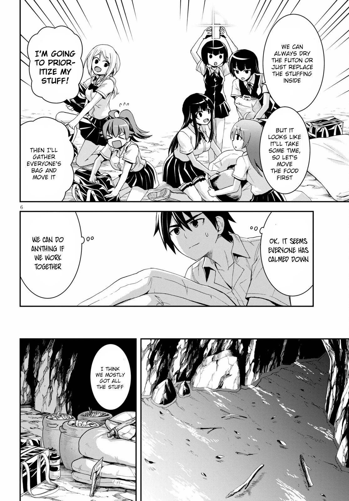 Isekai Yurutto Survival Seikatsu: Gakkou no Minna to Isekai no Mujintou ni Tenishitakedo Ore Dake Rakushou desu chapter 8 page 7