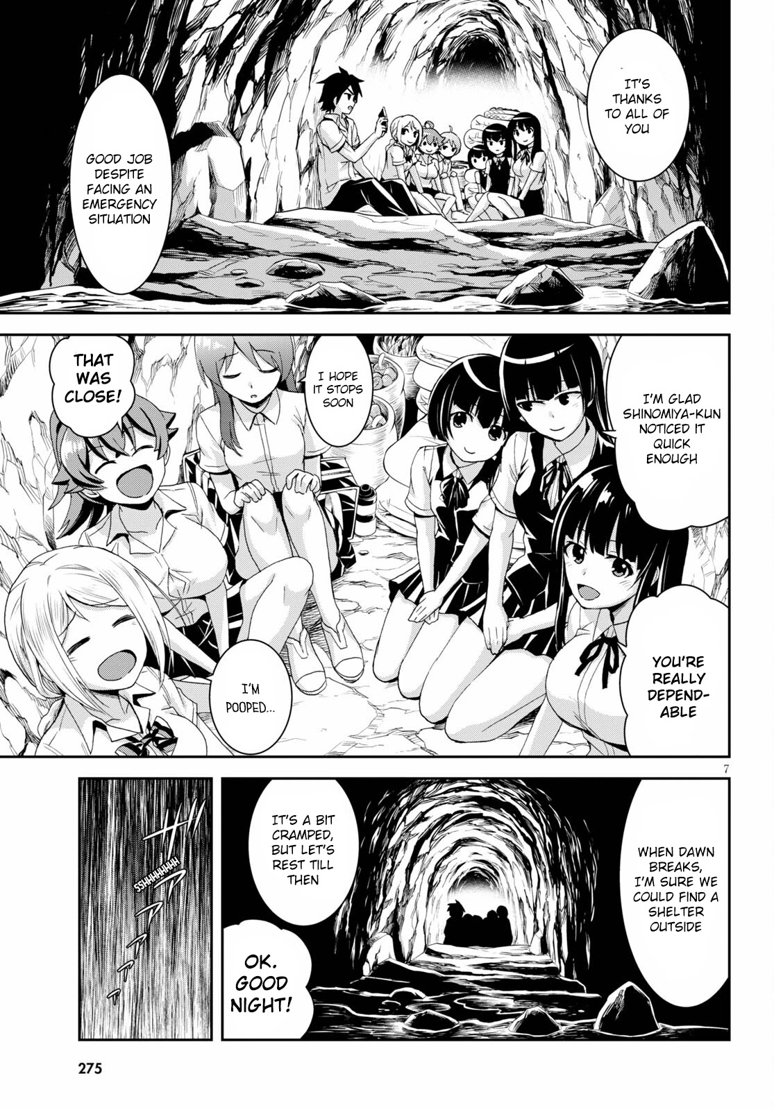Isekai Yurutto Survival Seikatsu: Gakkou no Minna to Isekai no Mujintou ni Tenishitakedo Ore Dake Rakushou desu chapter 8 page 8