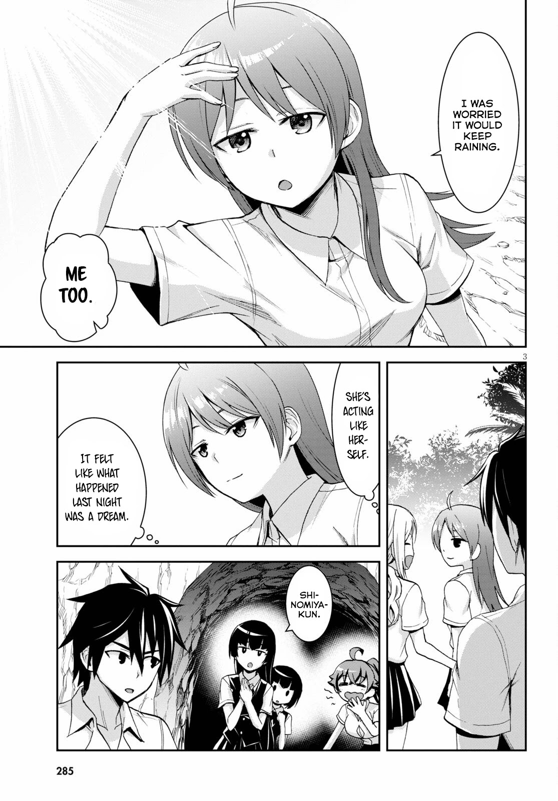 Isekai Yurutto Survival Seikatsu: Gakkou no Minna to Isekai no Mujintou ni Tenishitakedo Ore Dake Rakushou desu chapter 9 page 4