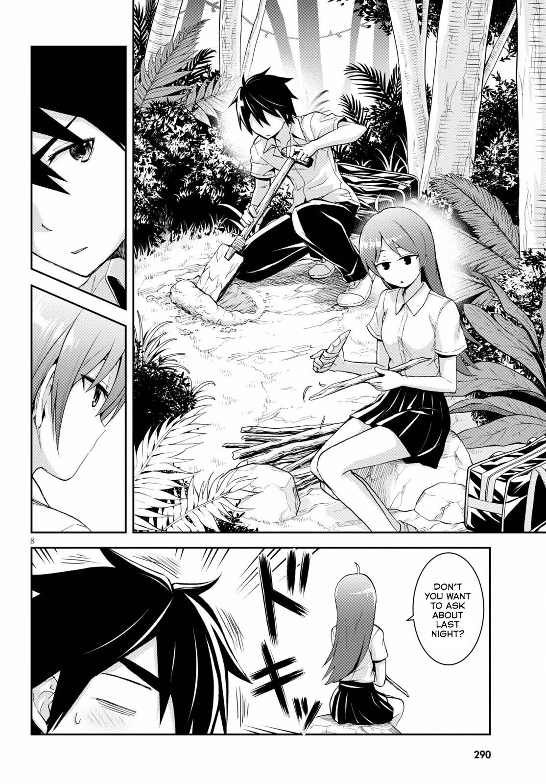 Isekai Yurutto Survival Seikatsu: Gakkou no Minna to Isekai no Mujintou ni Tenishitakedo Ore Dake Rakushou desu chapter 9 page 9