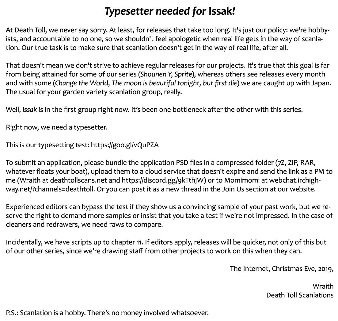 Issak chapter 18 page 1