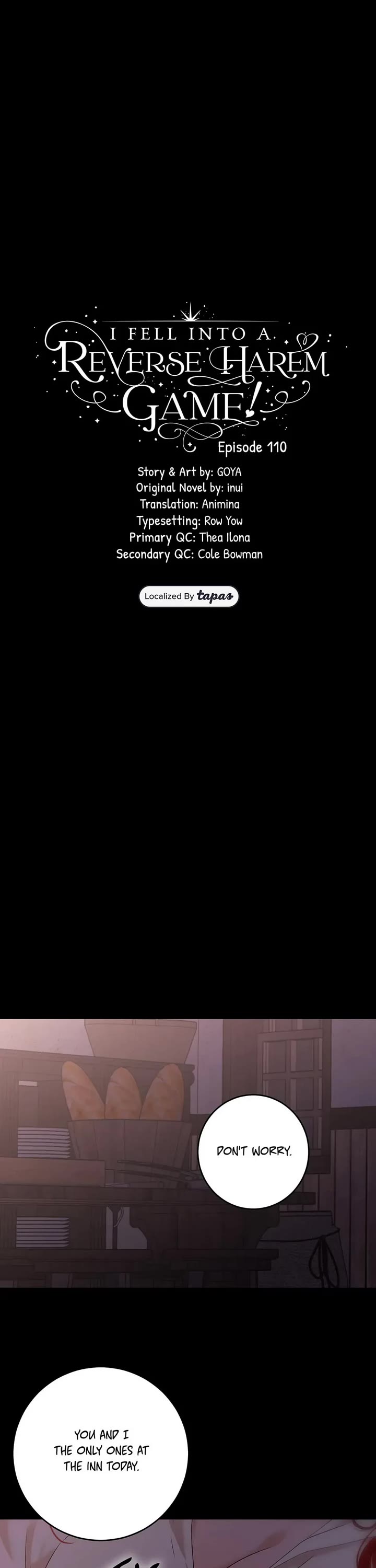 It Looks Like I’ve Fallen into the World of a Reverse Harem Game chapter 110 page 1