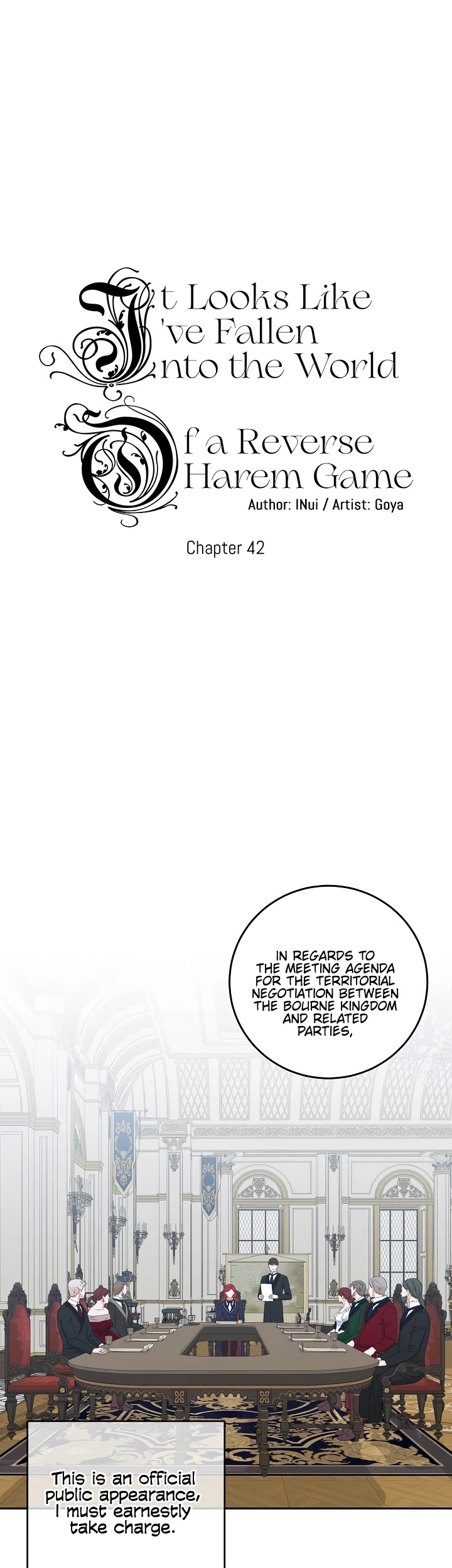 It Looks Like I’ve Fallen into the World of a Reverse Harem Game chapter 42 page 1