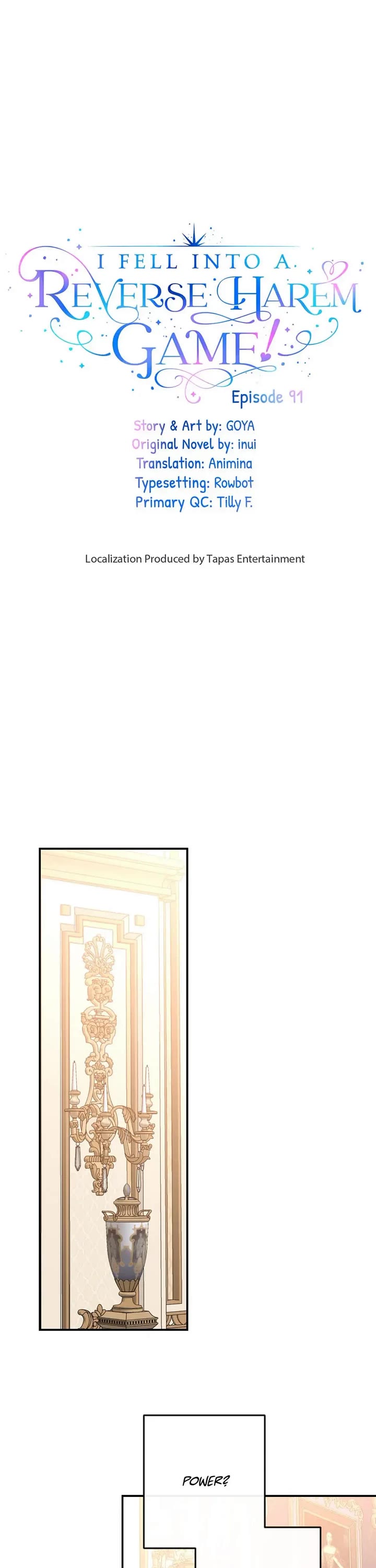 It Looks Like I’ve Fallen into the World of a Reverse Harem Game chapter 91 page 1