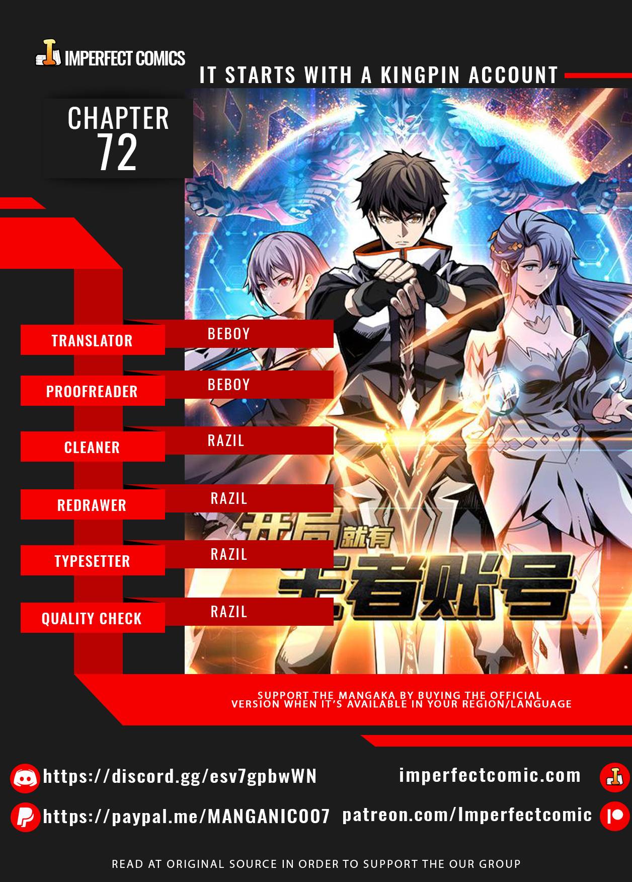 It Starts With a Kingpin Account chapter 72 page 1