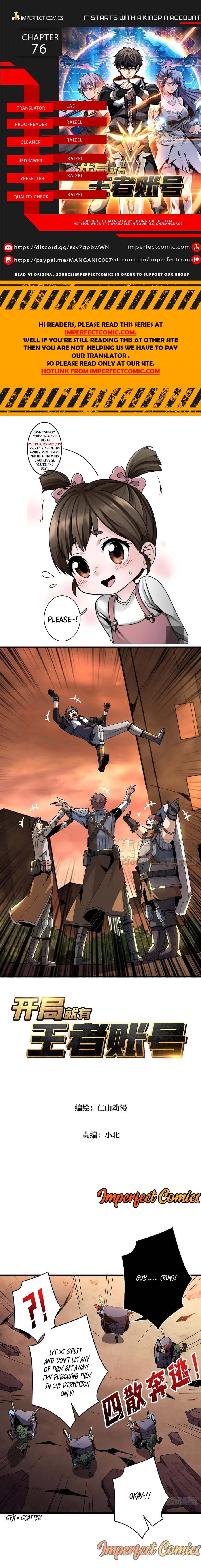 It Starts With a Kingpin Account chapter 76 page 1