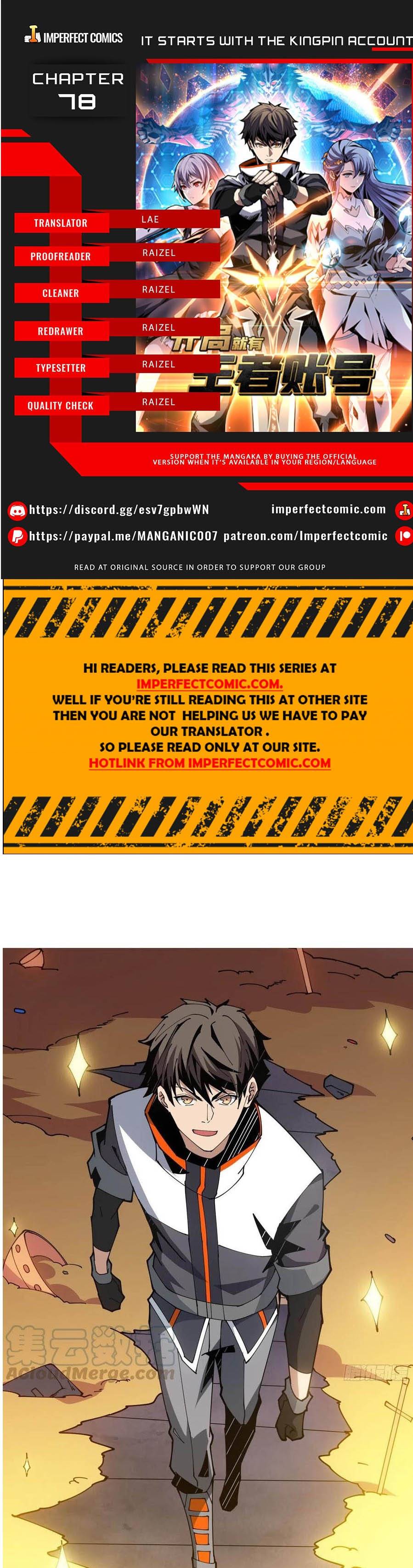 It Starts With a Kingpin Account chapter 78 page 1