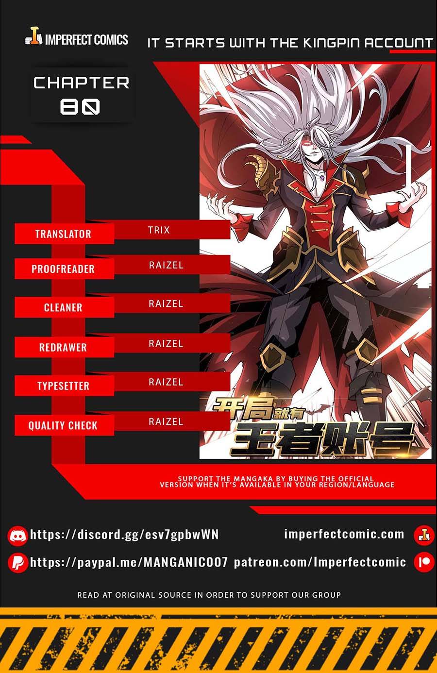 It Starts With a Kingpin Account chapter 80 page 1