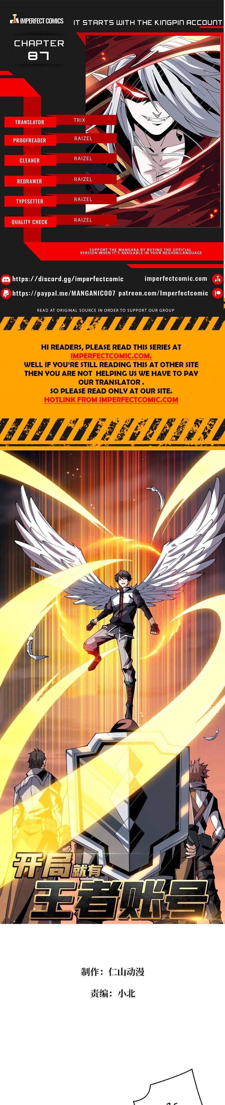 It Starts With a Kingpin Account chapter 87 page 1