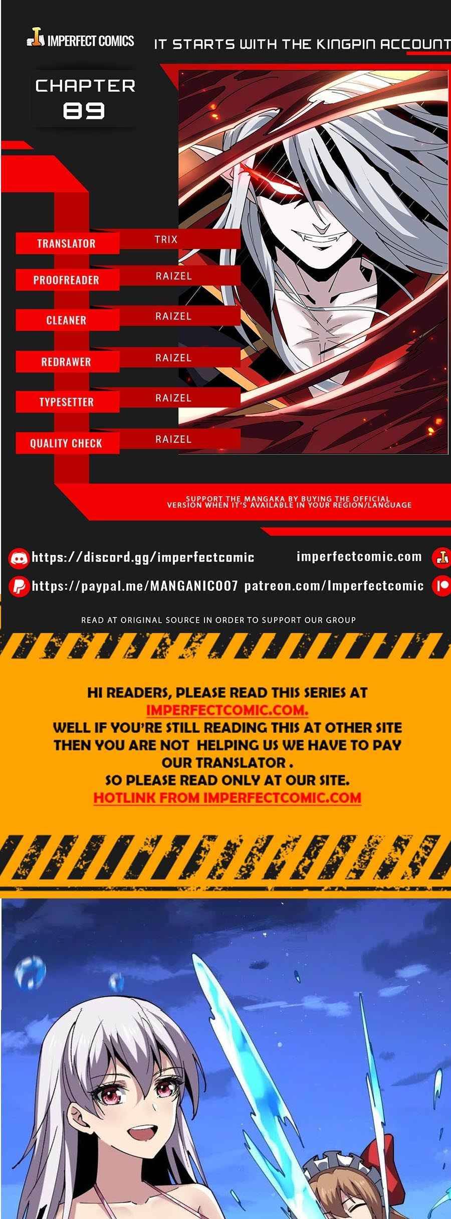 It Starts With a Kingpin Account chapter 89 page 1