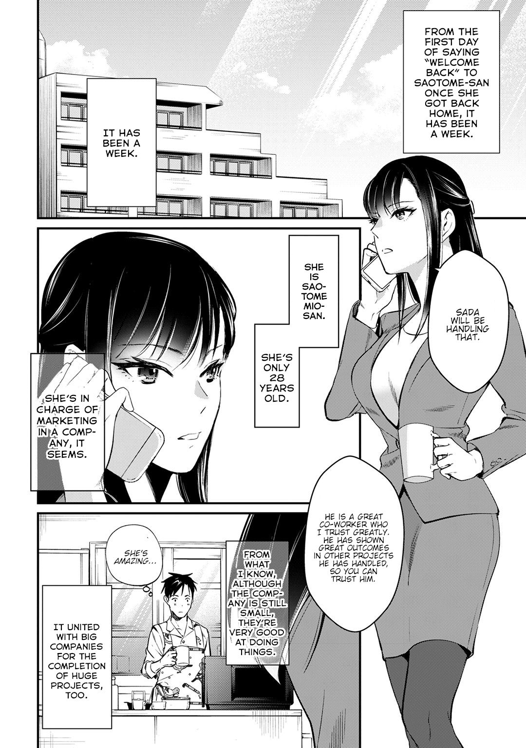 It's Fun Having a 300,000 Yen a Month Job Welcoming Home an Onee-san Who Doesn't Find Meaning in a Job That Pays Her 500,000 Yen a Month chapter 2 page 2