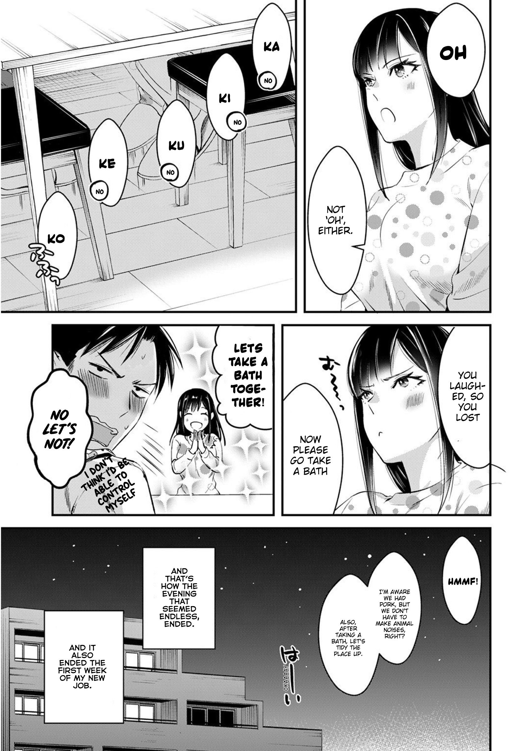 It's Fun Having a 300,000 Yen a Month Job Welcoming Home an Onee-san Who Doesn't Find Meaning in a Job That Pays Her 500,000 Yen a Month chapter 2 page 21