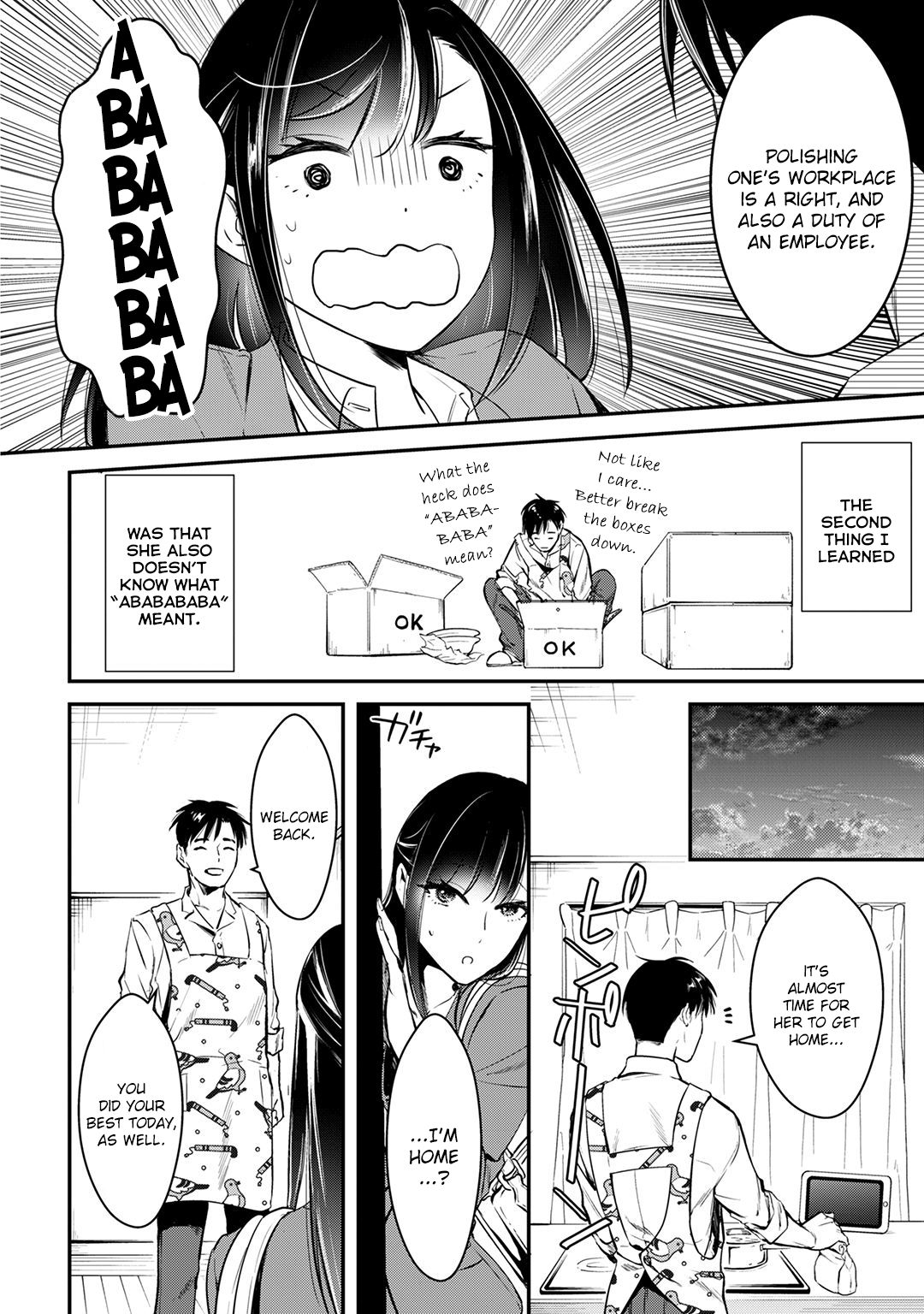 It's Fun Having a 300,000 Yen a Month Job Welcoming Home an Onee-san Who Doesn't Find Meaning in a Job That Pays Her 500,000 Yen a Month chapter 2 page 6