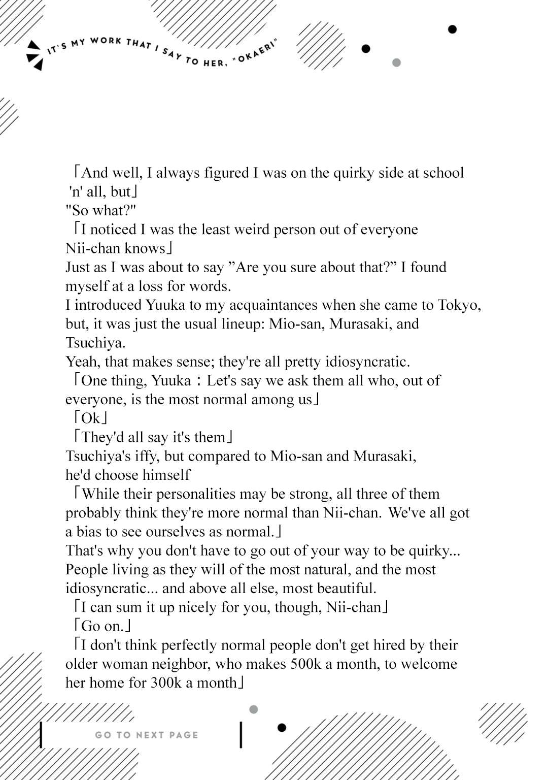 It's Fun Having a 300,000 Yen a Month Job Welcoming Home an Onee-san Who Doesn't Find Meaning in a Job That Pays Her 500,000 Yen a Month chapter 20.6 page 2