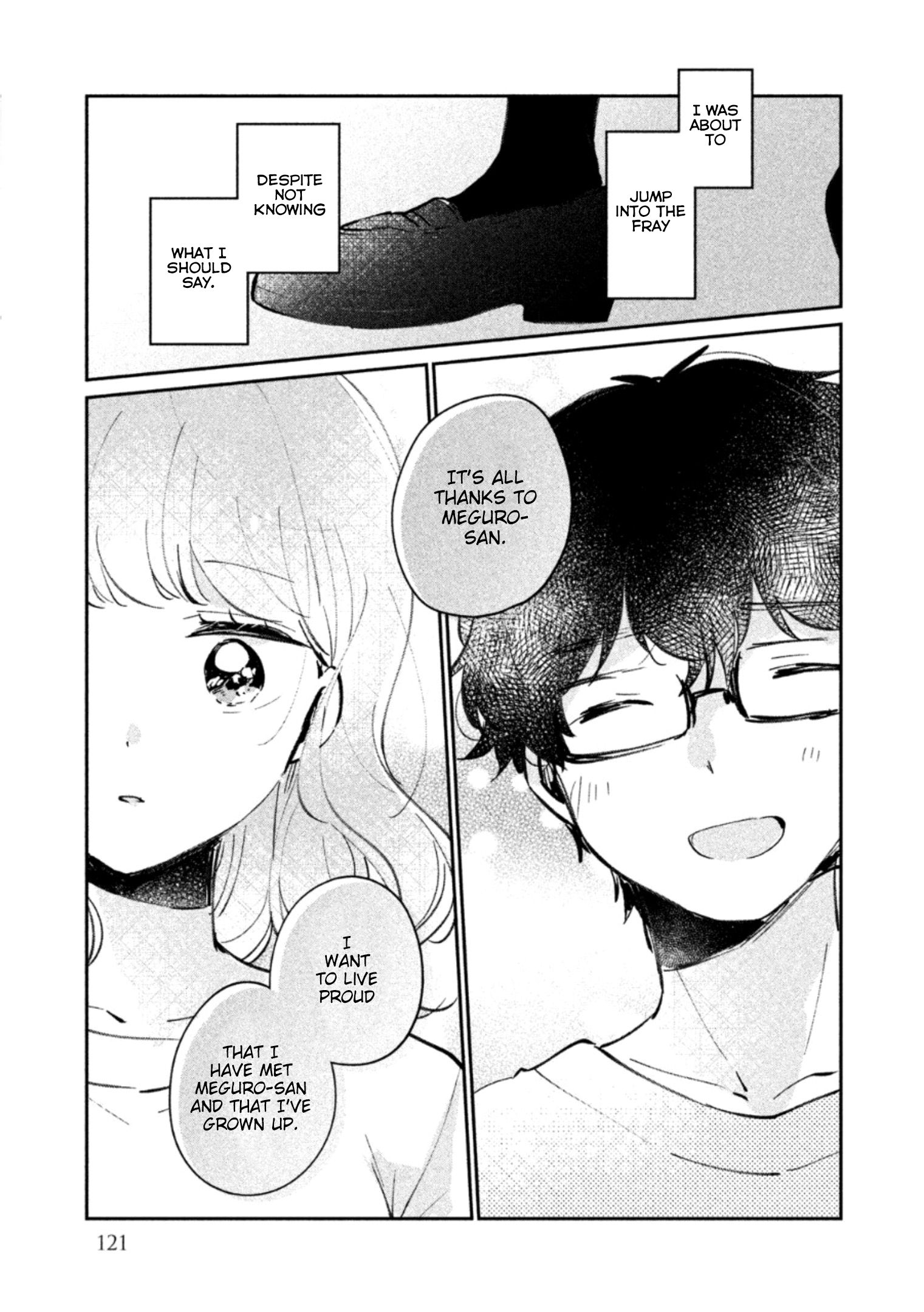It's Not Meguro-san's First Time chapter 24.5 page 14