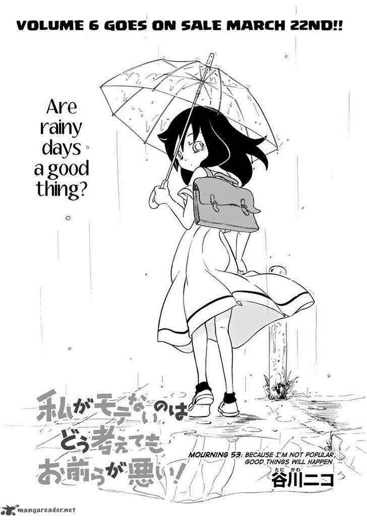 It’s Not My Fault That I’m Not Popular! chapter 53 page 1