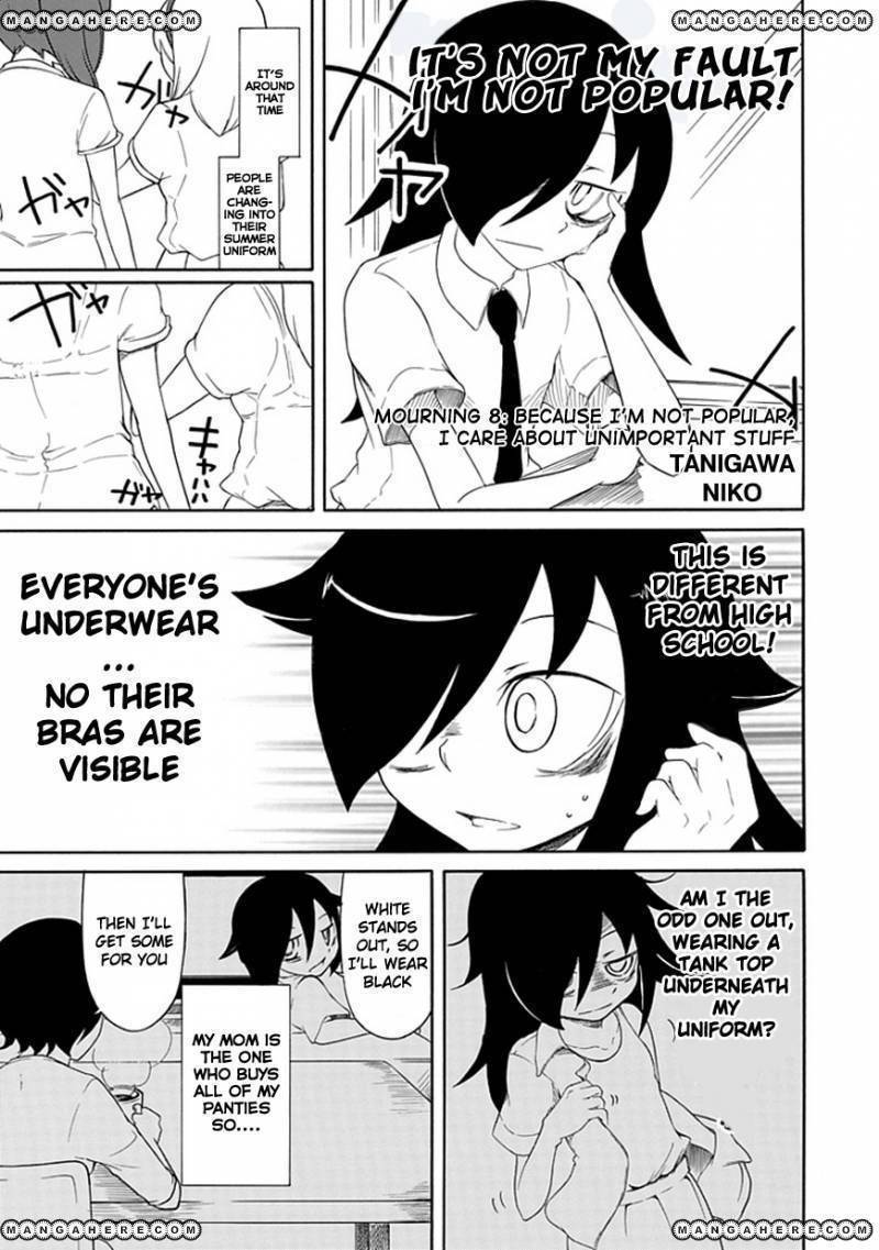 It’s Not My Fault That I’m Not Popular! chapter 8 page 1