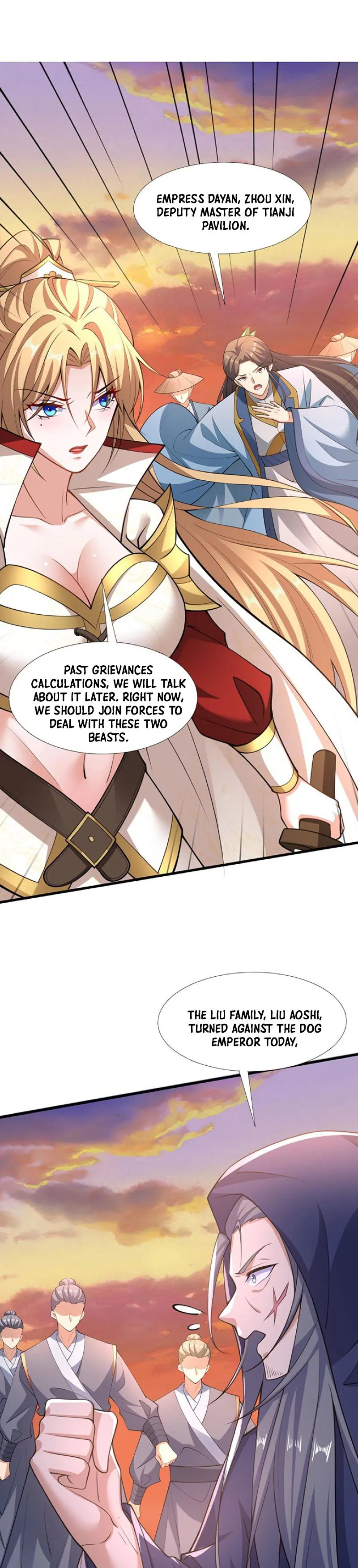 It's Over! Empress’ Husband Is Actually Invincible chapter 124 page 1
