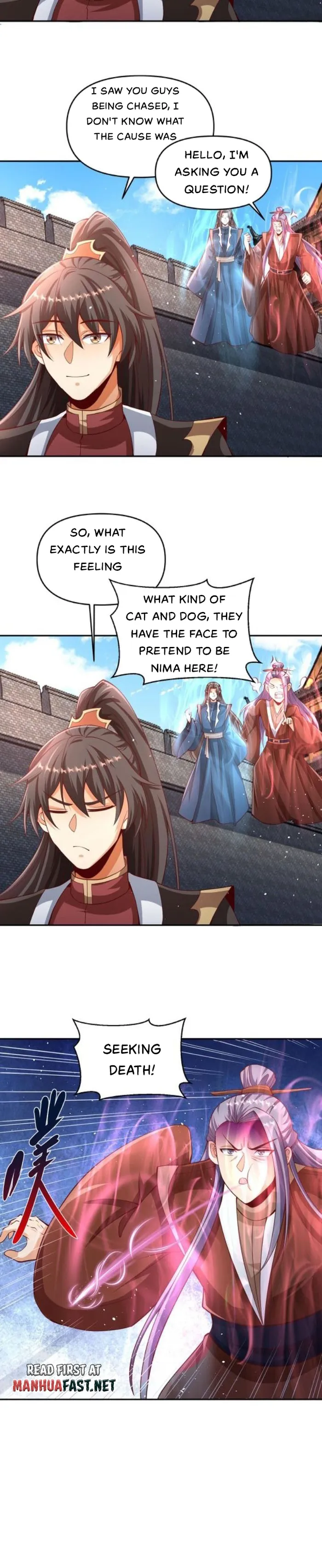 It's Over! Empress’ Husband Is Actually Invincible chapter 317 page 1