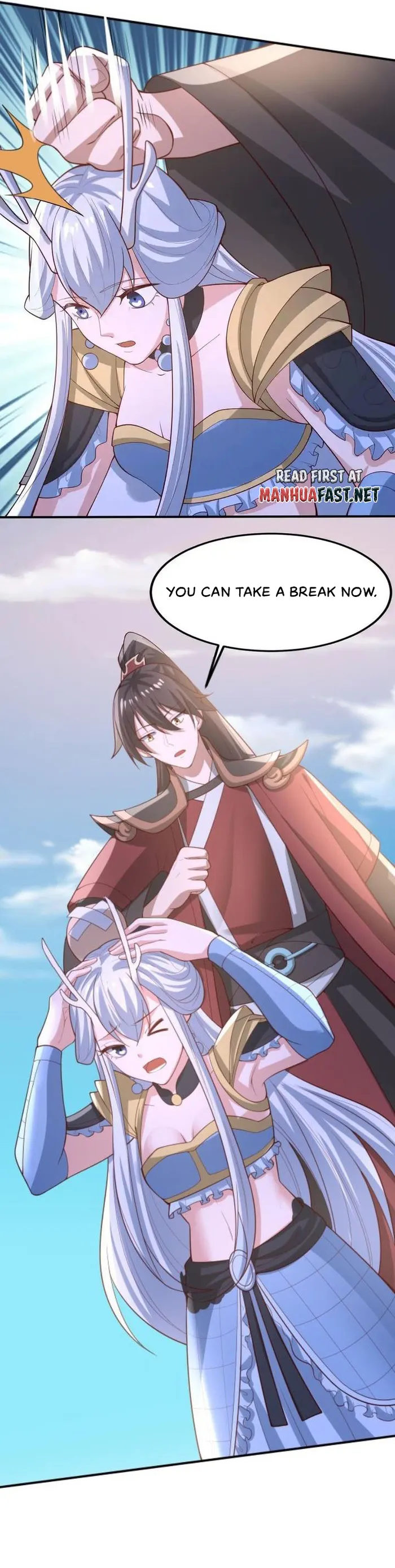 It's Over! Empress’ Husband Is Actually Invincible chapter 375 page 1