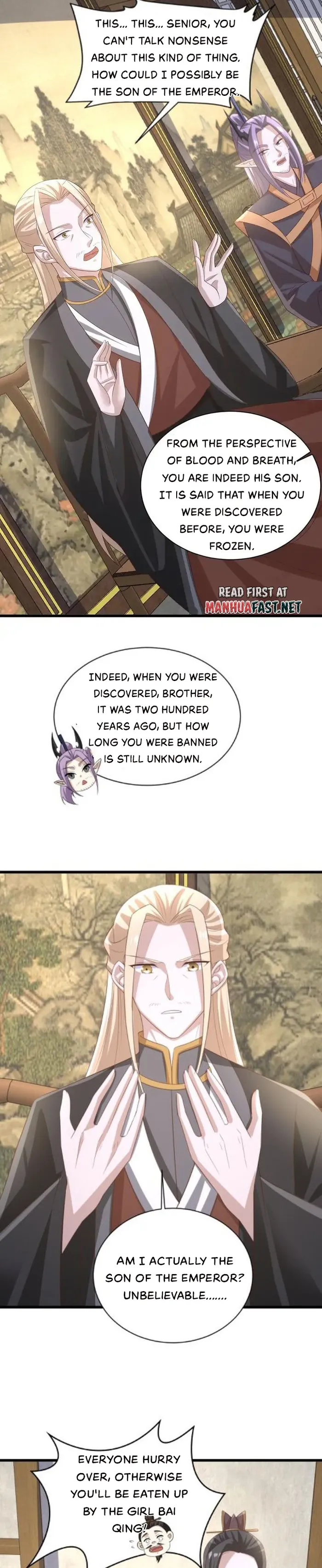 It's Over! Empress’ Husband Is Actually Invincible chapter 385 page 1