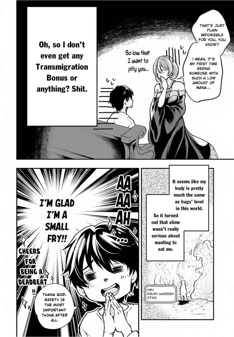 It's Sudden, but I came to Another World! But i hope to live Safely chapter 1 page 24