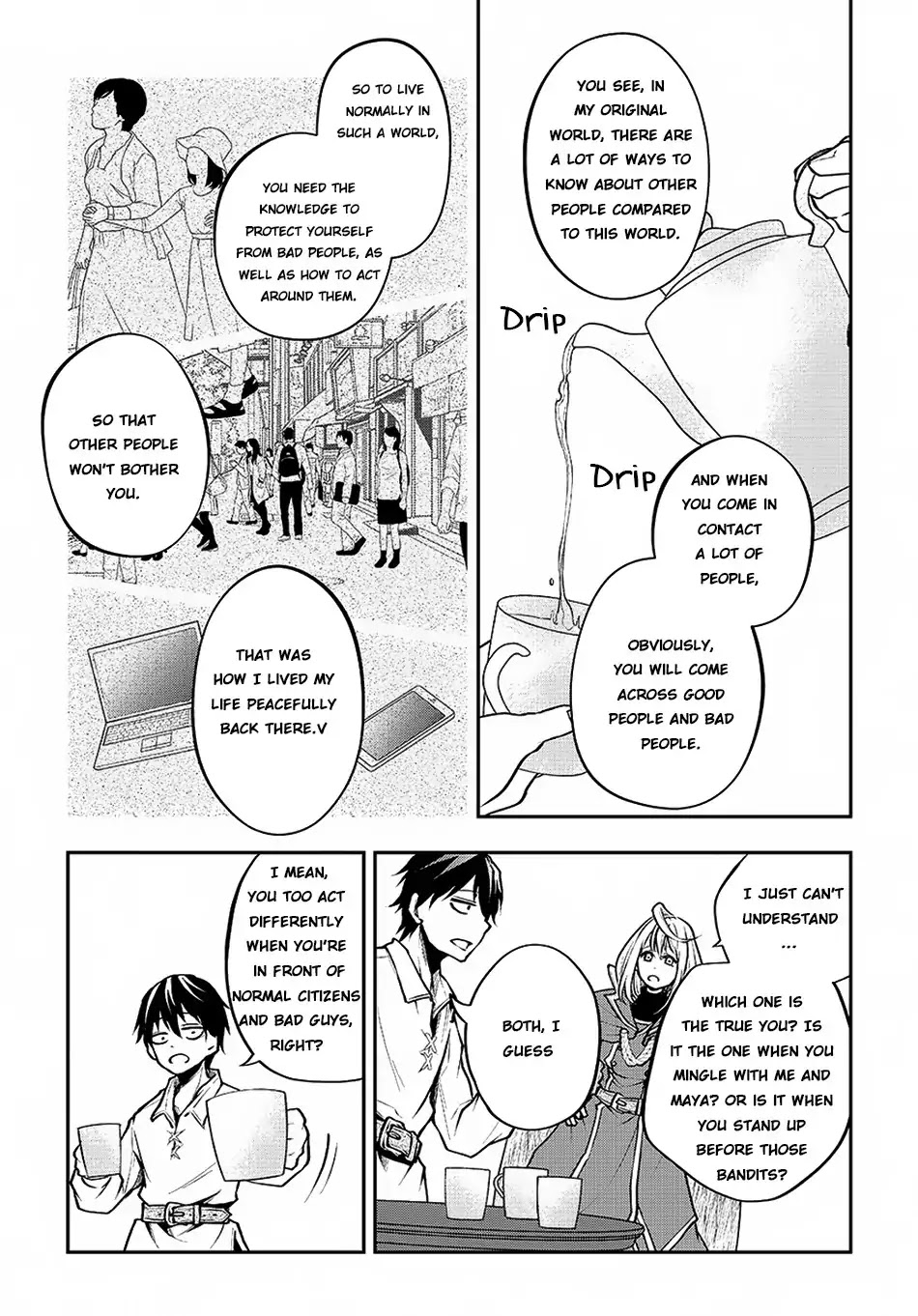 It's Sudden, but I came to Another World! But i hope to live Safely chapter 2.2 page 18