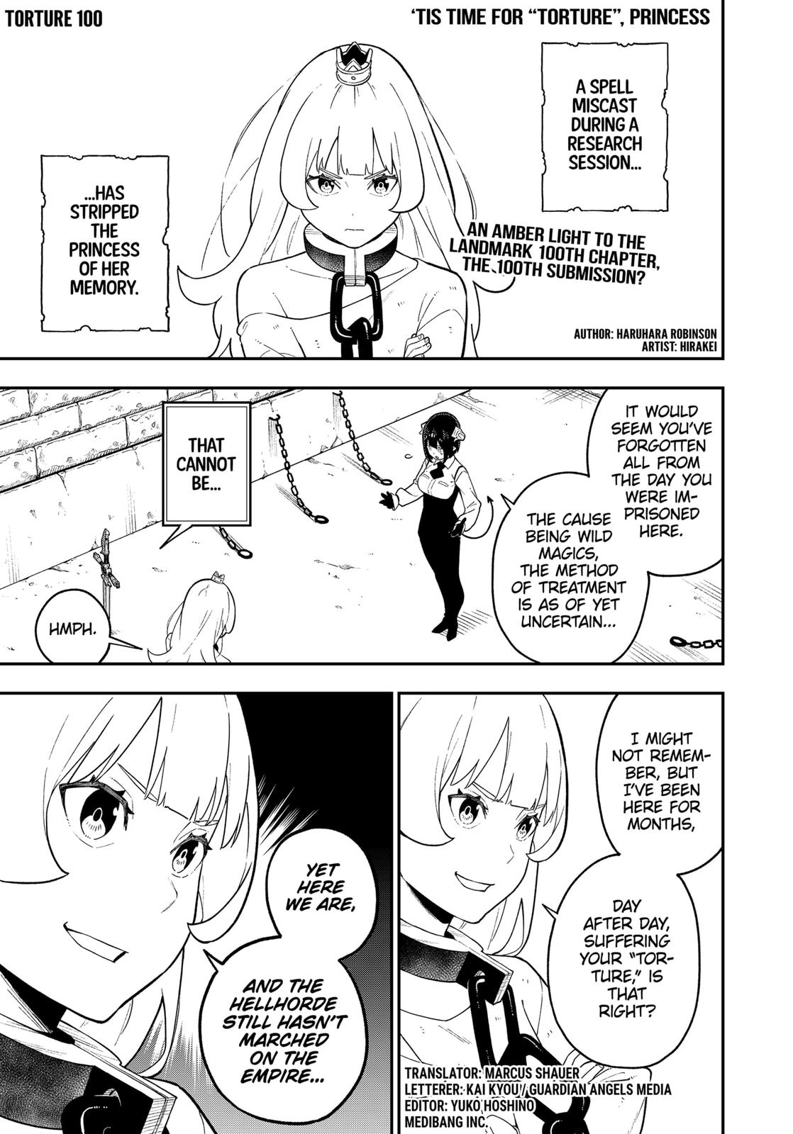 It's Time for "Interrogation", Princess! chapter 100 page 1