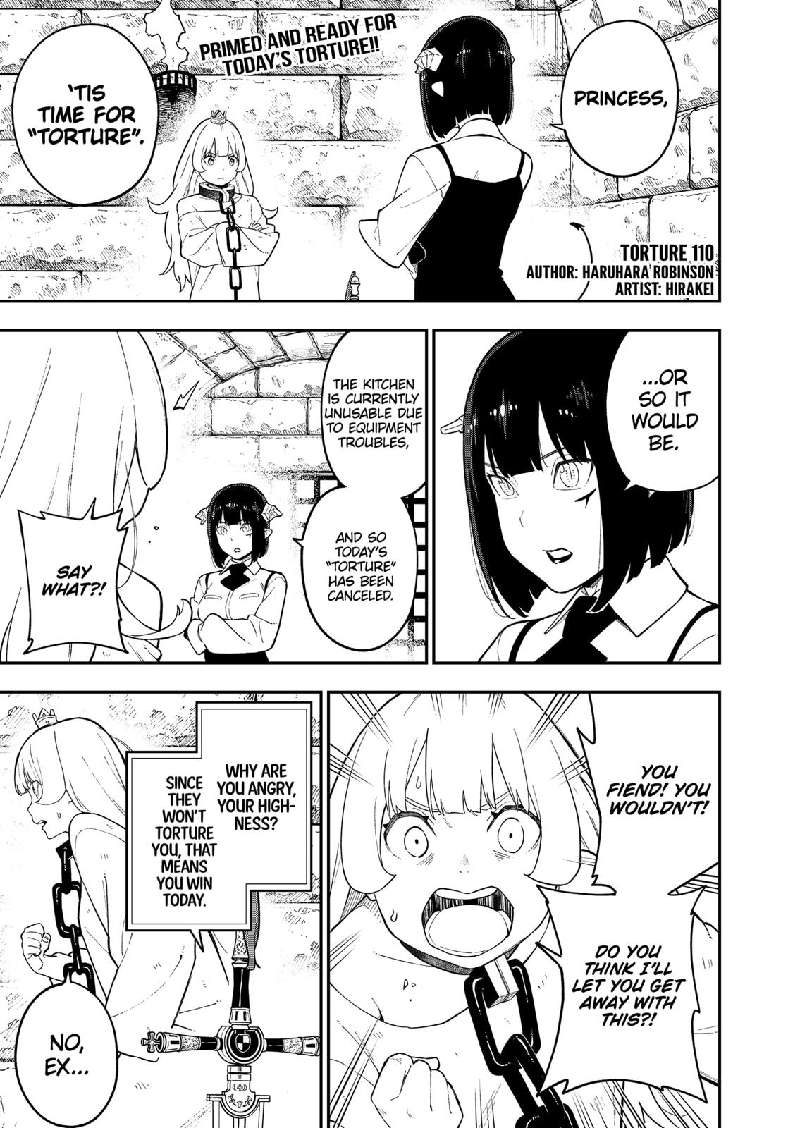 It's Time for "Interrogation", Princess! chapter 110 page 1