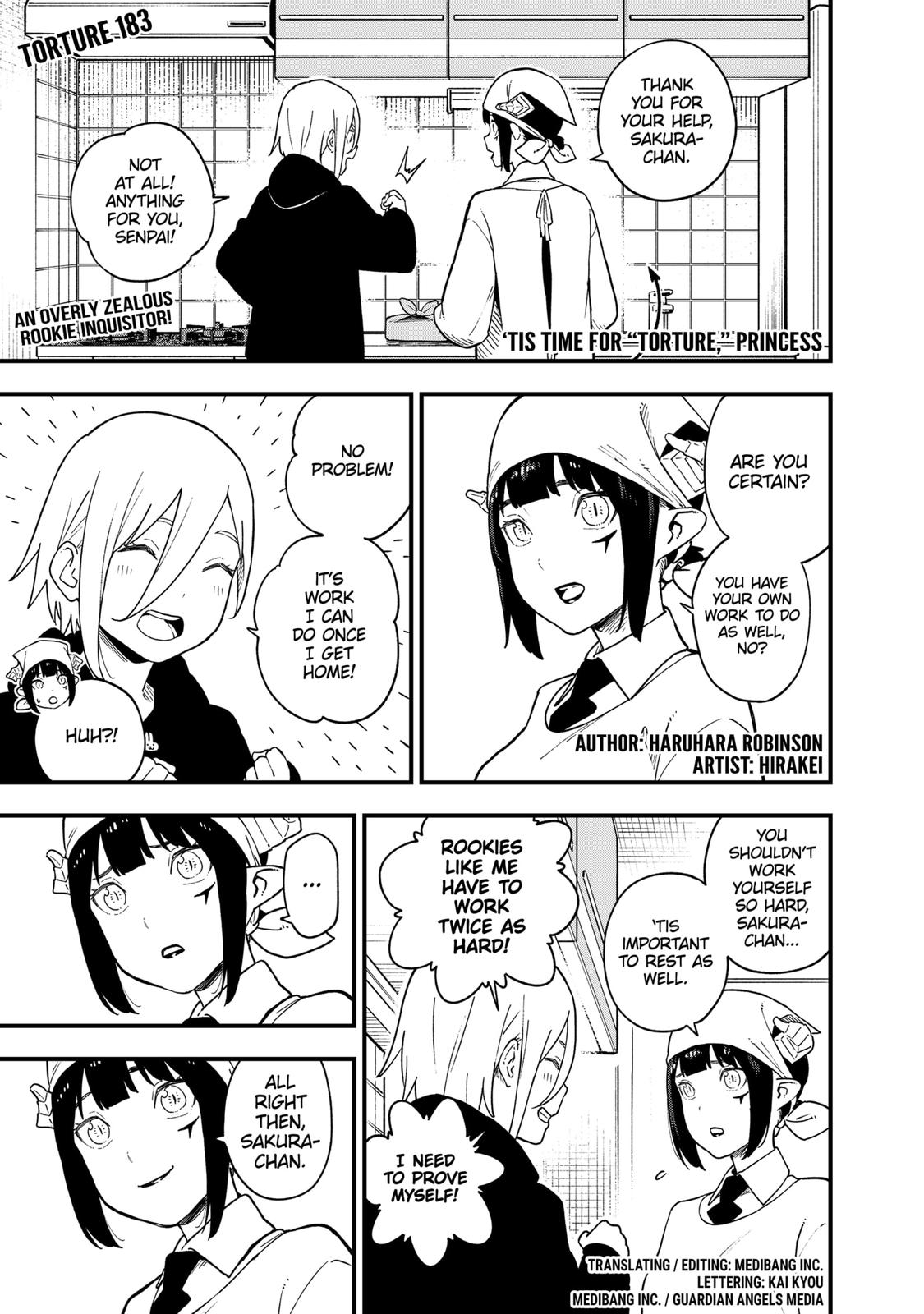 It's Time for "Interrogation", Princess! chapter 183 page 1