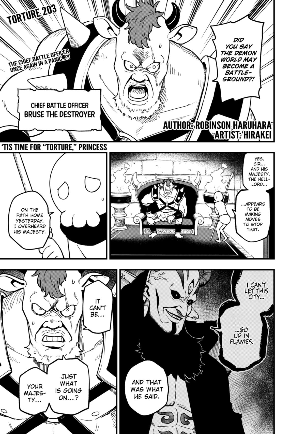 It's Time for "Interrogation", Princess! chapter 203 page 1