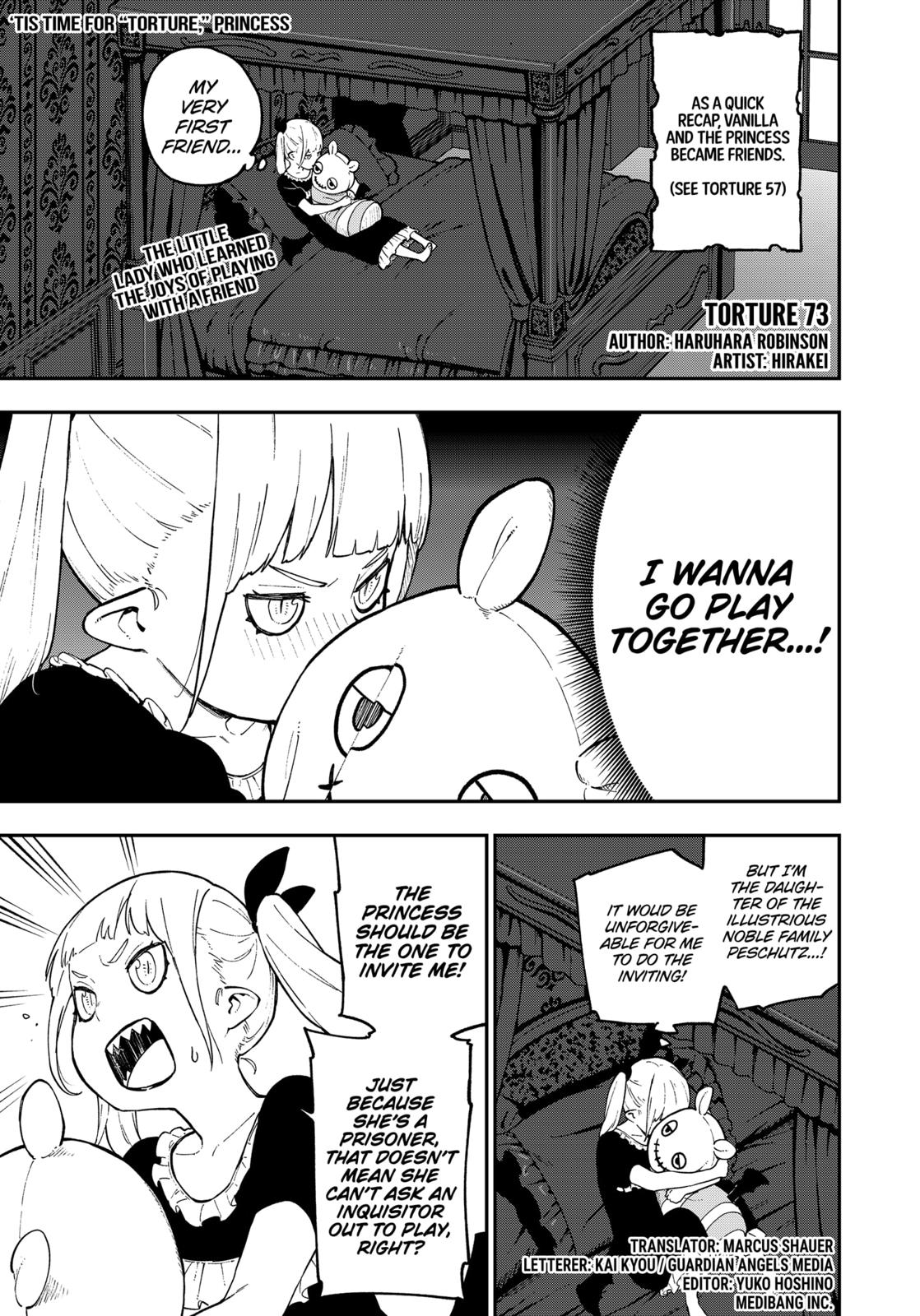 It's Time for "Interrogation", Princess! chapter 73 page 1