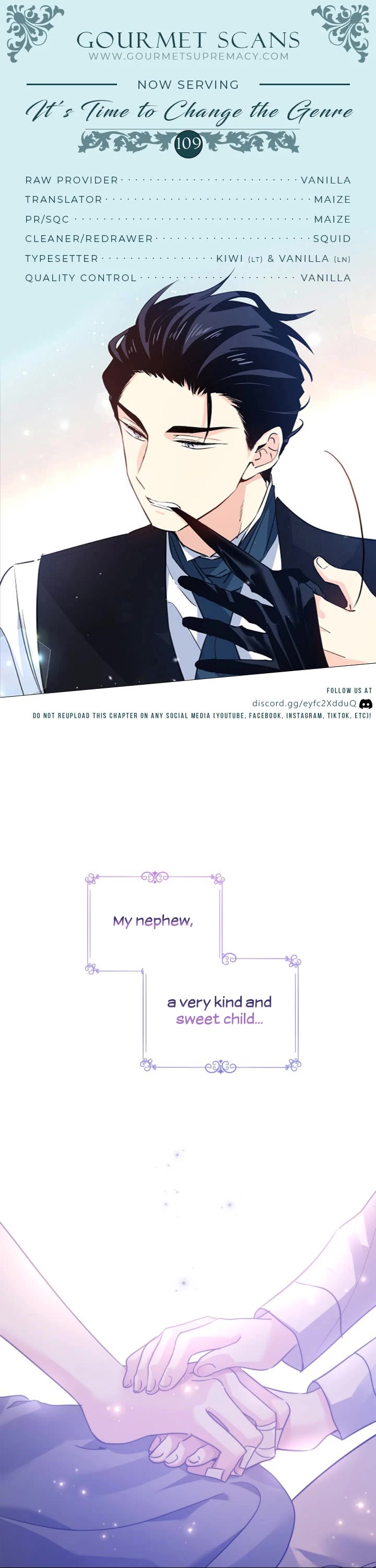 It’s Time to Change the Genre chapter 109 page 1