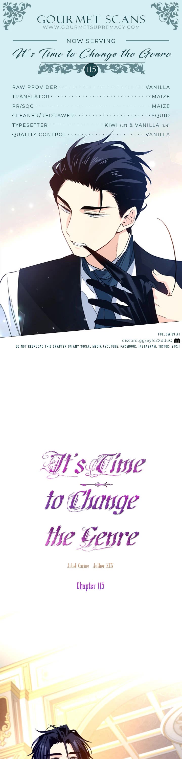 It’s Time to Change the Genre chapter 115 page 1