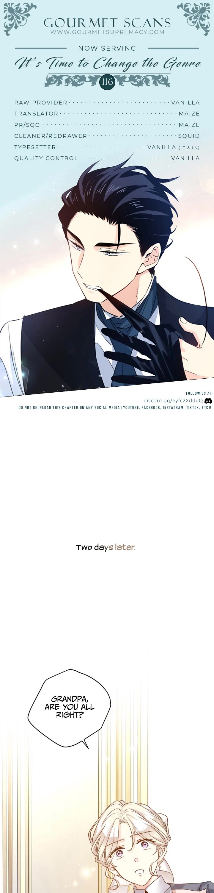 It’s Time to Change the Genre chapter 116 page 1