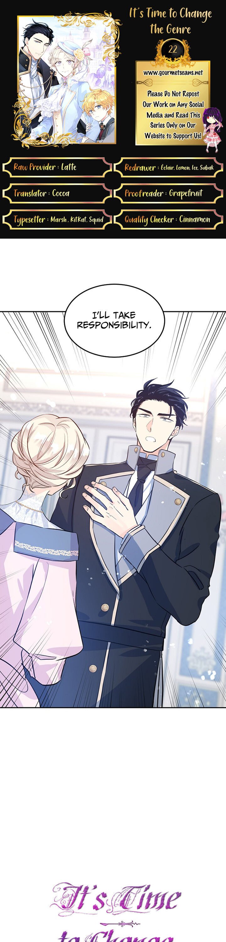 It’s Time to Change the Genre chapter 22 page 1