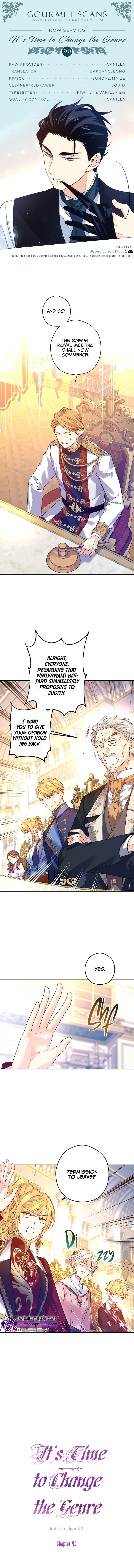 It’s Time to Change the Genre chapter 90 page 1