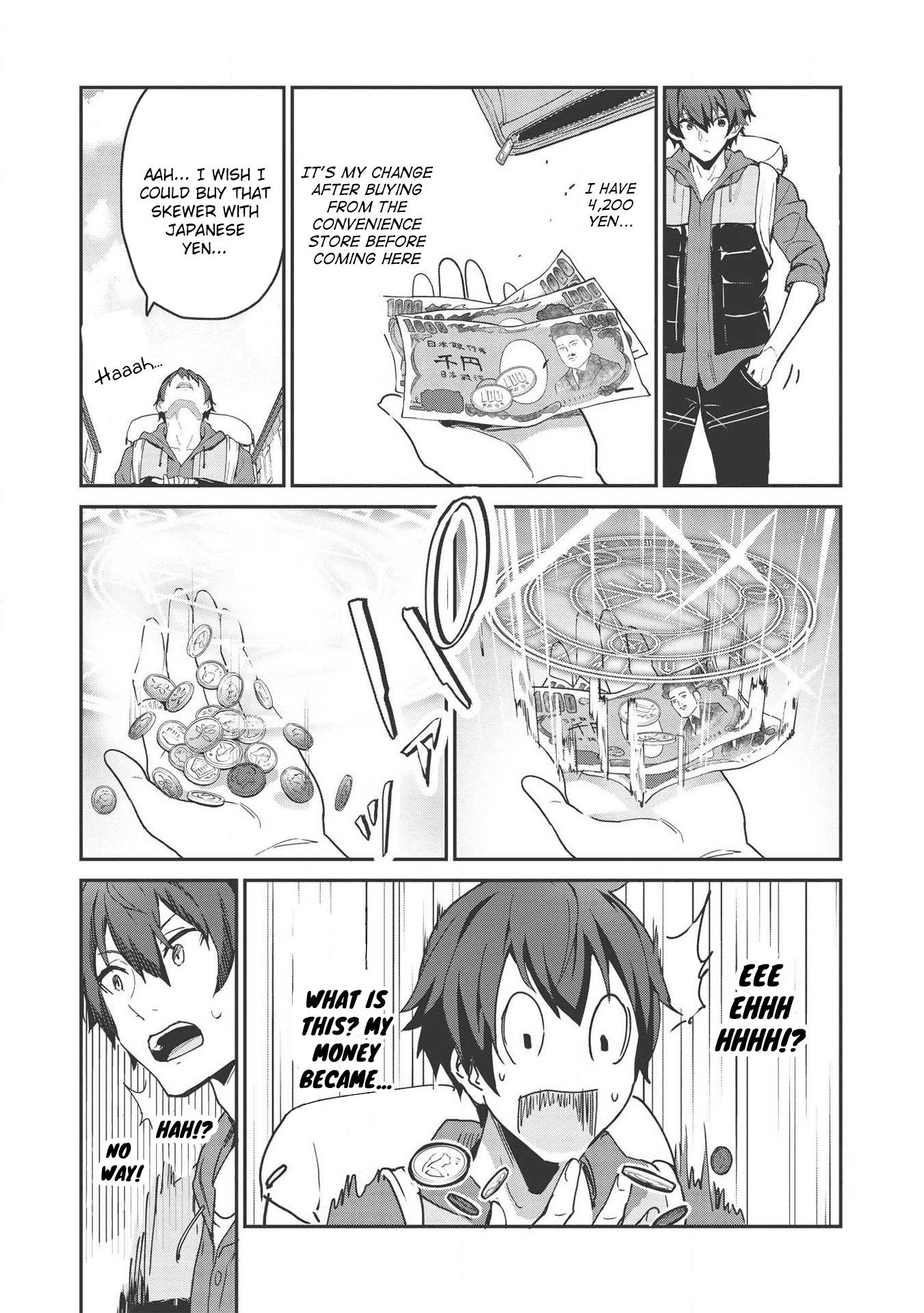 Itsudemo Jitaku Ni Kaerareru Ore Wa, Isekai De Gyoushounin O Hajimemashita chapter 1 page 19