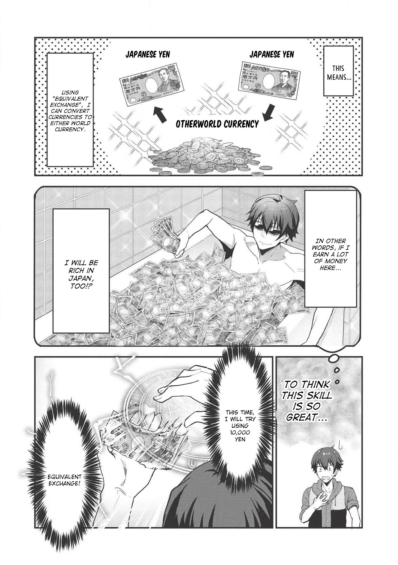 Itsudemo Jitaku Ni Kaerareru Ore Wa, Isekai De Gyoushounin O Hajimemashita chapter 1 page 23